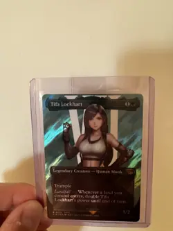 2025 MTG FINAL FANTASY Tifa Lockhart Borderless 536 Surge Foil - Very Rare - Image 3
