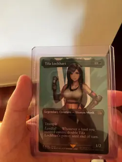 2025 MTG FINAL FANTASY Tifa Lockhart Borderless 536 Surge Foil - Very Rare - Image 5