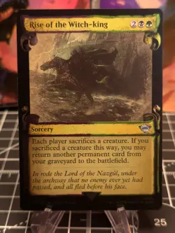 FOIL Rise of the Witch-king (Showcase Scrolls) Universes Beyond: The Lord of the - Image 1