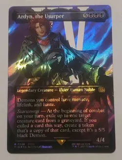 MTG: Ardyn, the Usurper (0524) (Borderless) (Surge Foil) Final Fantasy Foil - Image 1