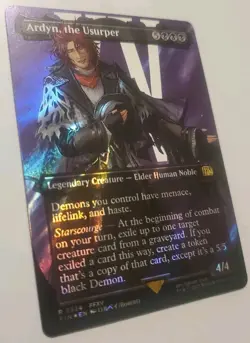 MTG: Ardyn, the Usurper (0524) (Borderless) (Surge Foil) Final Fantasy Foil - Image 3