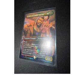 Magic Barret, Avalanche Leader Final Fantasy Borderless Foil Rare #0472 - Image 1