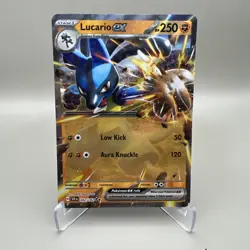 Lucario ex 082/142 Double Rare - Stellar Crown 2024 SV07: Pokemon TCG - NM - Image 1