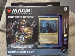 1 x mtg Warhammer 40K Commander Deck - Forces Of The Imperium - Sealed New - Image 1