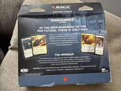 1 x mtg Warhammer 40K Commander Deck - Forces Of The Imperium - Sealed New - Image 2