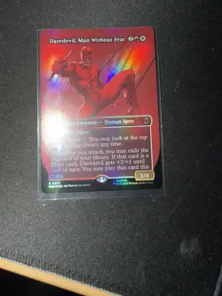 MTG Daredevil, Man Without Fear No.372 FOIL MSH English Full Art - Image 1