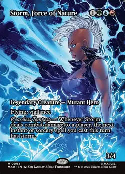 Storm, Force of Nature (Borderless) - 94 - MAR - NM - MTG Magic the Gathering - Image 1