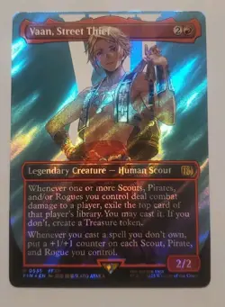 MTG: Vaan, Street Thief (Borderless) (Surge Foil) Final Fantasy Foil - Image 1