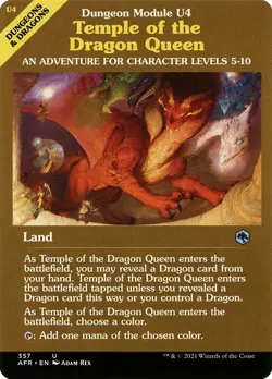 Temple of the Dragon Queen NonFoil Adventures in the Forgotten Realms 357 NM MTG - Image 1