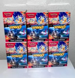 Pokemon TCG Surging Sparks Booster Bundle Sealed - Lot of 6 - Image 1