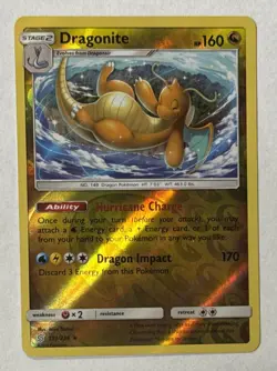 Dragonite 151/236 Reverse Holo Sun & Moon Unified Minds Pokemon TCG Ungraded - Image 1