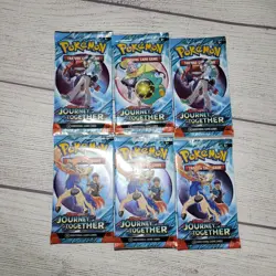 Pokemon TCG Scarlet & Violet Journey Together Booster Bundle 6 Pack NEW SEALED - Image 1