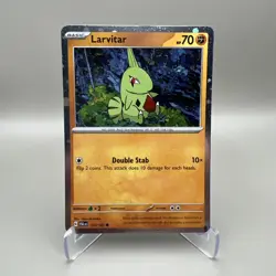 Larvitar 110/193 Cosmos Holo Common - Paldea Evolved 2023 Pokemon TCG - NM - Image 1
