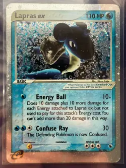 Lapras EX #99 Pokemon Ruby & Sapphire Holo - Image 1