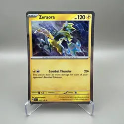 Zeraora 055/142 Holo Rare - Stellar Crown 2024 SV07: Pokemon TCG - NM - Image 1