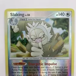 Slaking 34/123 - Mysterious Treasures Reverse Holo 2007 - Pokemon TCG - Image 2
