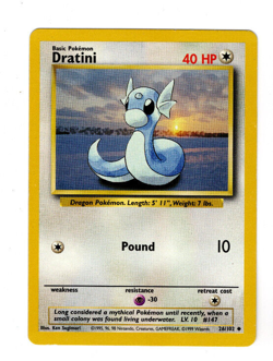 Dratini 26/102 | Base Set | Common | WotC | Vintage Pokemon NM-LP - Image 1