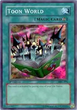 Lightly Played Toon World - MRL-076 - Super Rare - Unlimited Edition - YuGiOh - Image 1