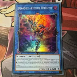 Yugioh! Dekodier-Sprecher Heissseele Super Rare - RA01-DE048 1. Auflage - Deutsch - Image 1