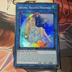 Yugioh! Artemis, Magistus-Mondmaid Super Rare - RA01-DE049 1. Auflage - Deutsch - Image 1