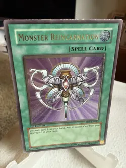 Monster Reincarnation RDS-EN045 Ultimate Rare 1st Edition Yugioh NM - Image 1