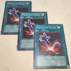 Yugioh x3 Premature Burial RP02-EN012 Unlimited Regular Common Retro Pack 2 - Image 1
