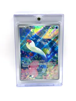 Wiglett 2023 Pokemon Scarlet & Violet #206/198 Illustration Rare NM - Image 1