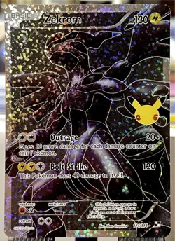 MINT +++ 💎 Pokemon Black White Zekrom 114/114 Celebrations: Classic Collection - Image 1