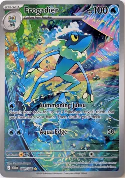 Frogadier 089/086 Holo Illustration Rare Chaos Rising Pokemon Holo NM - Image 1