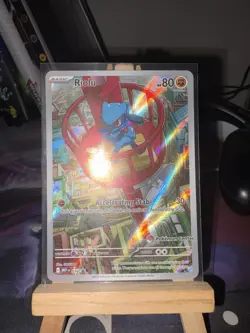 Riolu 010 Promo Pokemon Center Stamped Mint - Image 2