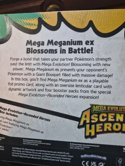 Pokemon TCG: Mega Evolution—Ascended Heroes Mega Meganium EX Box Sealed - Image 5