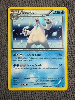 Beartic 30/98 Holo Rare Emerging Powers Pokemon Holo Lightly Played - Image 1