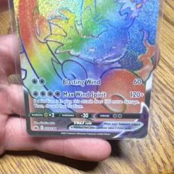 Pokemon TCG: Tornadus Vmax 209/198 Chilling Reign Rainbow Secret Rare NM - Image 3