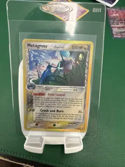 Metagross 11/113 Holo Pokemon EX Delta Species Clean No Creases - Image 1