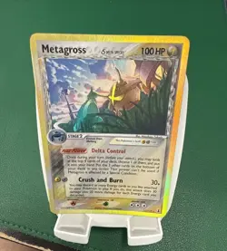 Metagross 11/113 Holo Pokemon EX Delta Species Clean No Creases - Image 3