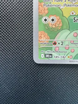 Pokemon TCG Shaymin Holo Card 185/182 Illustration Rare, 2025 Destined Rivals - Image 2