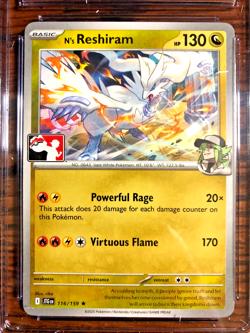 N's Reshiram Regular Rare #116|CGC GEM MINT 10|Prize Pack Series 7|Pokemon TCG - Image 2