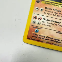 Pokemon Flareon Jungle 3/64 Holo Rare 1st Ed EN LP/NM- - Image 3