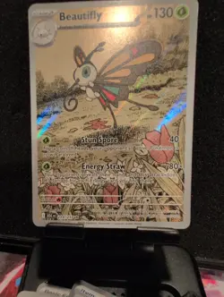 TCG Pokemon Beautifly 219/217 ME: Ascended Heroes Holo Illustration Rare NM - Image 1