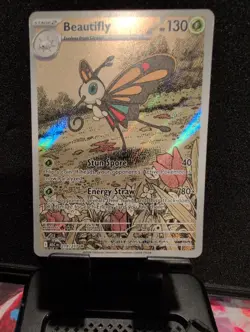 TCG Pokemon Beautifly 219/217 ME: Ascended Heroes Holo Illustration Rare NM - Image 2