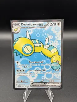 Pokemon TCG Dundunsparce EX 178/159 Journey Together Full Art Ultra Rare NM/MINT - Image 1