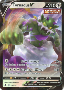 Tornadus V - Ultra Rare - Chilling Reign - Pokemon - Image 1