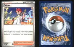 Crispin 105/131 Uncommon Prismatic Evolutions Pokemon Near Mint - Image 3