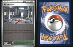 Risky Ruins 127/132 Uncommon Mega Evolution Pokemon Reverse Holo Near Mint - Image 3