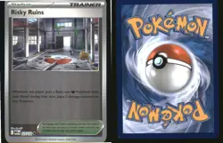 Risky Ruins 127/132 Uncommon Mega Evolution Pokemon Reverse Holo Near Mint - Image 3