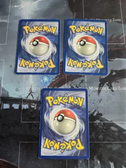 Rattata 3-card Lot Pokemon Lt Surge's Gym Heroes, Team Rocket, Base Set 2 - Image 2