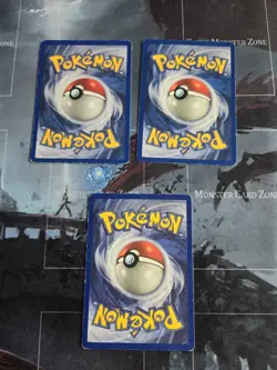 Rattata 3-card Lot Pokemon Lt Surge's Gym Heroes, Team Rocket, Base Set 2 - Image 4
