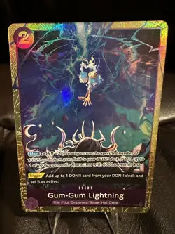 Gum-Gum Lightning - OP09-077 - Premium Card Collection - One Piece English - Image 1