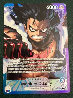 Monkey.D.Luffy OP11-040 (Alternate Art) - A Fist of Divine Speed (OP11) English - Image 1