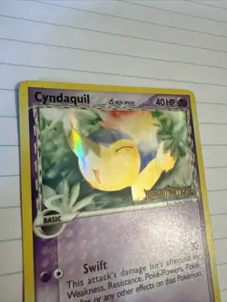 Cyndaquil (Delta Species) 45/101 Dragon Frontiers Reverse Holo - Image 2